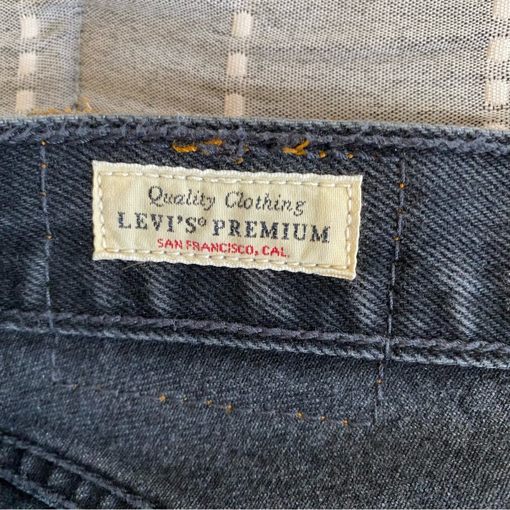 Levi’s 501 ‘90s Ankle Faded Black 100% Cotton Denim Jeans Straight 26 x 27 - Picture 5 of 11